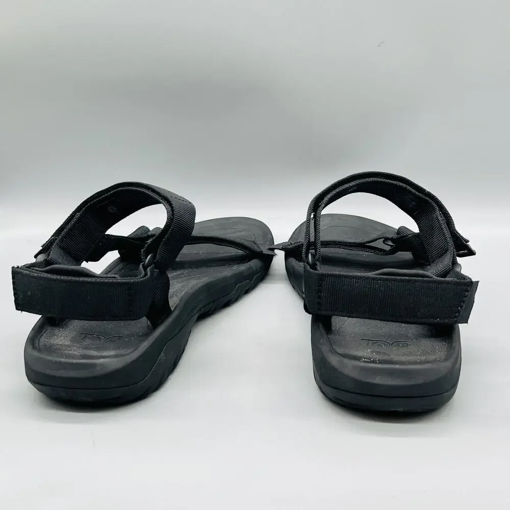 Teva Sandals Mens 12 Black Adjustable Strap Sport Hiking Outdoor Shoes Comfort